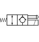 PVPX 12V open dump valve with override function